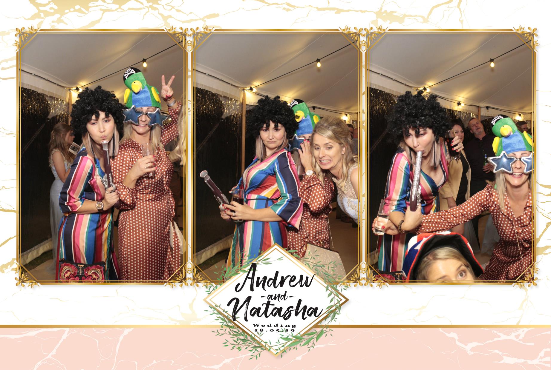 Andrew & Natasha's Wedding  | View more photos from the event at gallery.myphotoboothexperience.co.uk/u/MyPhotoBoothExperienceLtd/Andrew-Natashas-Wedding